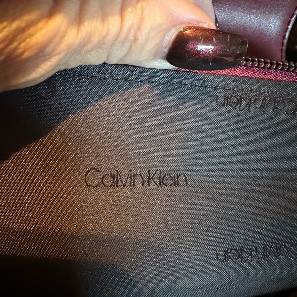 Calvin Klein Leather Backpack - Picture 3 of 6